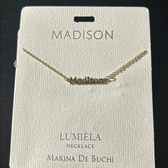 NWT “Madison” Necklace- Gold - Picture 3 of 4